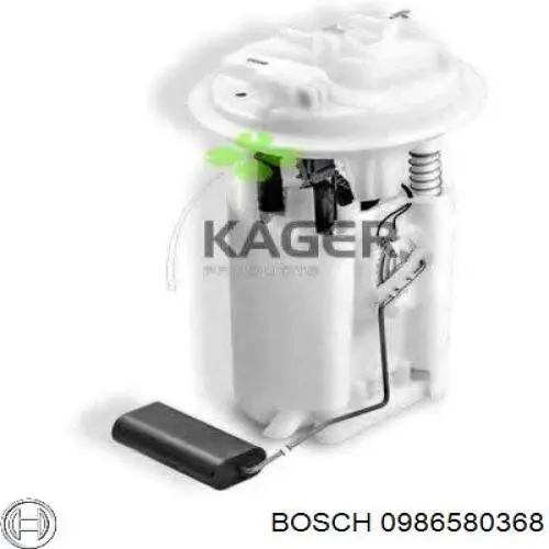 Bomba de combustible Bosch 0986580368