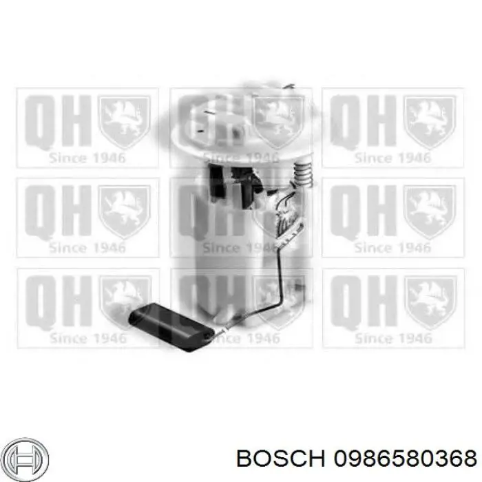 0986580368 Bosch Módulo de alimentación de combustible
