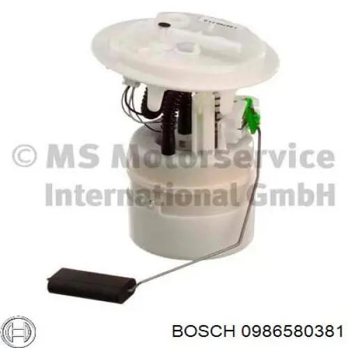 0986580381 Bosch módulo alimentación de combustible