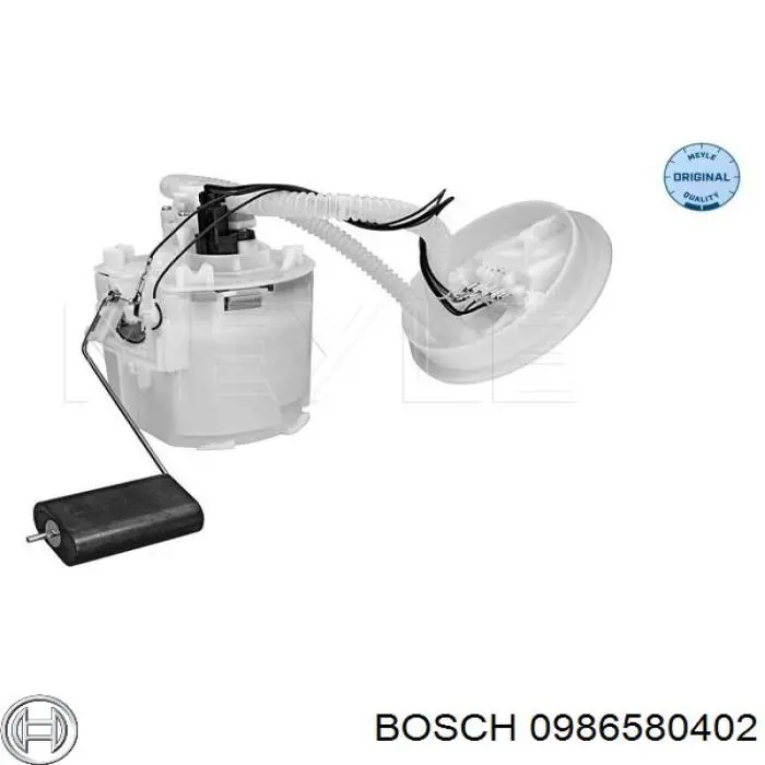 0986580402 Bosch Módulo de alimentación de combustible