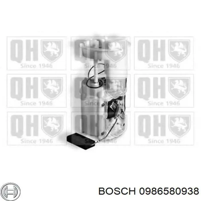 0986580938 Bosch Módulo de alimentación de combustible