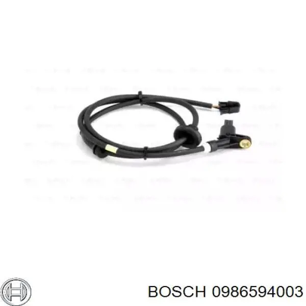 0 986 594 003 Bosch sensor abs trasero