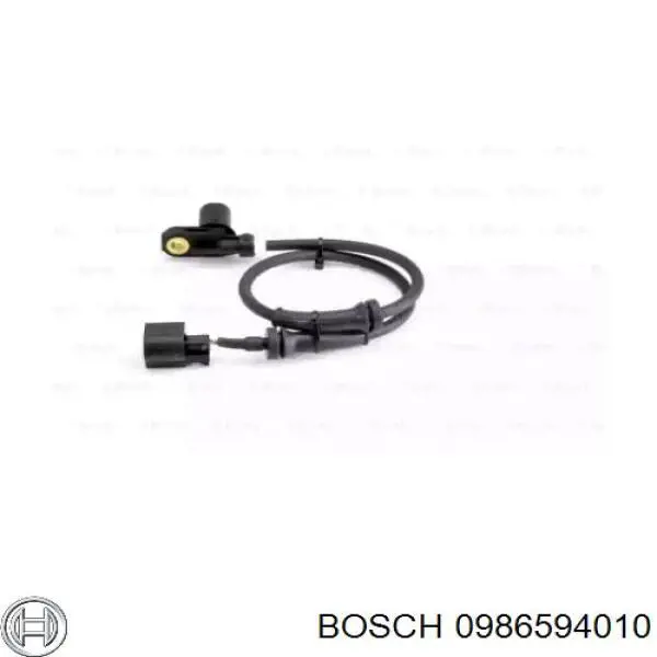 0 986 594 010 Bosch sensor abs delantero