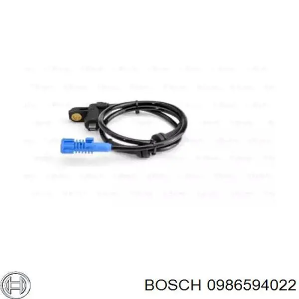 0 986 594 022 Bosch sensor abs delantero