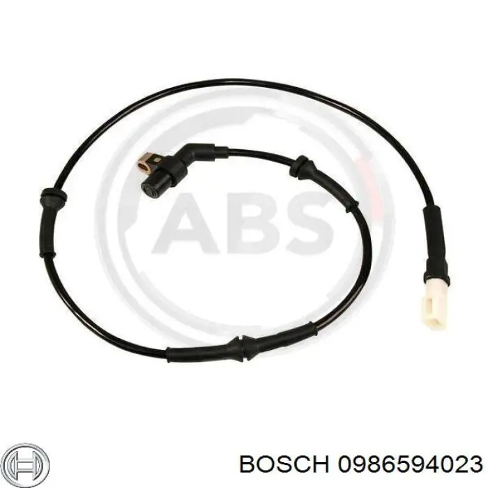 Sensor ABS delantero Bosch 0986594023