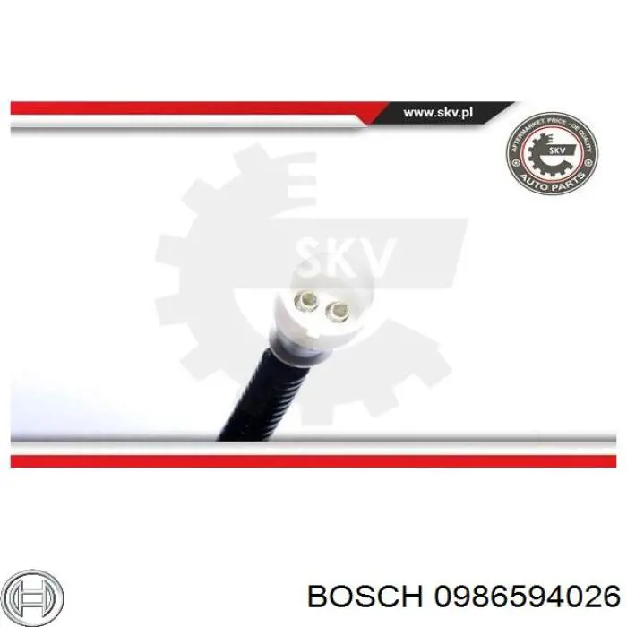 Sensor ABS de rueda delantera Bosch 0986594026 precio, desde 35,94 EUR