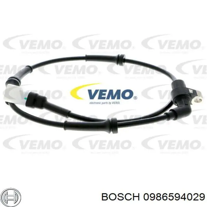 0986594029 Bosch sensor abs delantero