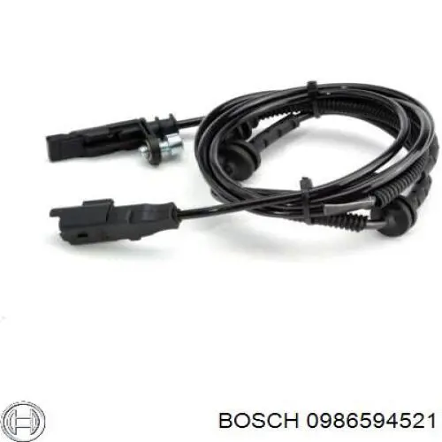 0986594521 Bosch sensor abs trasero