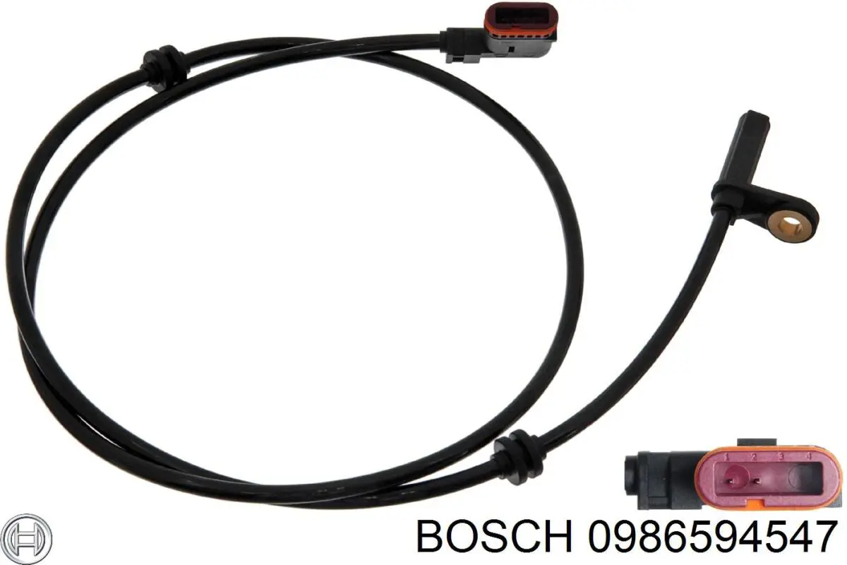 0 986 594 547 Bosch sensor abs trasero