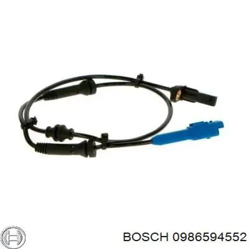 0 986 594 552 Bosch sensor abs trasero