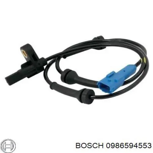 0 986 594 553 Bosch sensor abs trasero