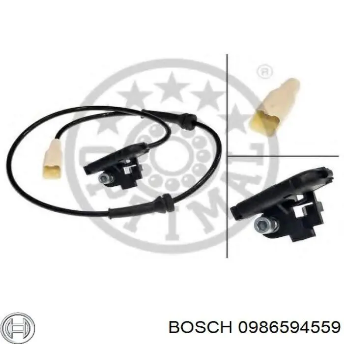 Comprar 0986594559 Bosch Sensor revoluciones de la rueda, delantero