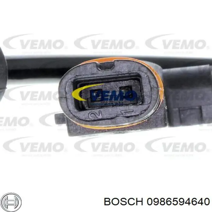 0 986 594 640 Bosch sensor abs delantero