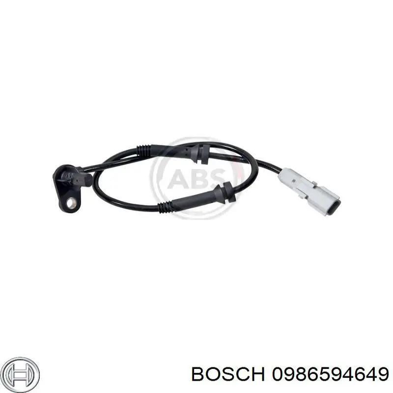 0 986 594 649 Bosch sensor abs delantero