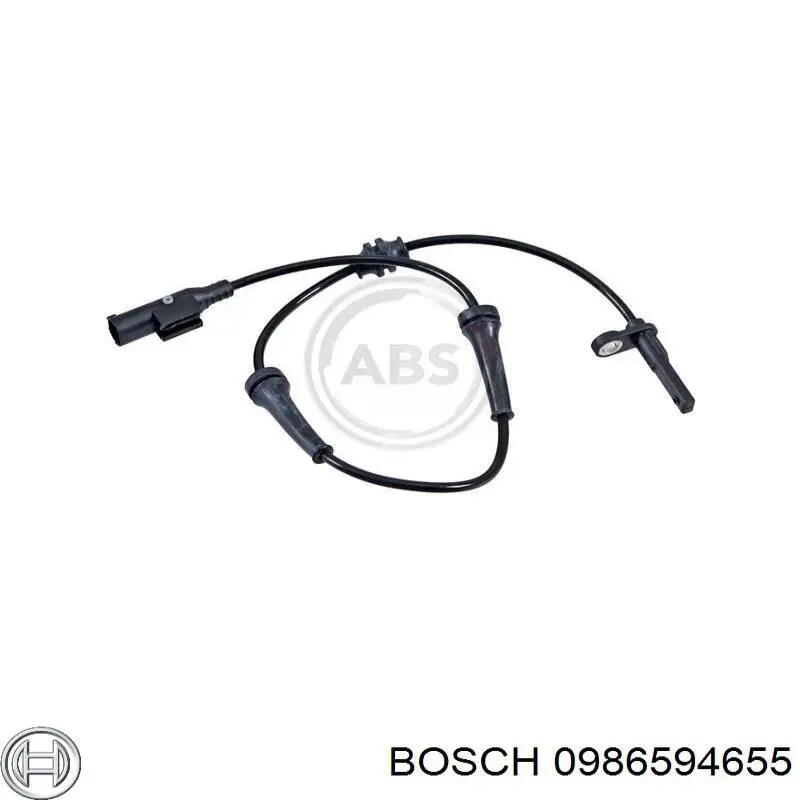 0 986 594 655 Bosch sensor abs delantero