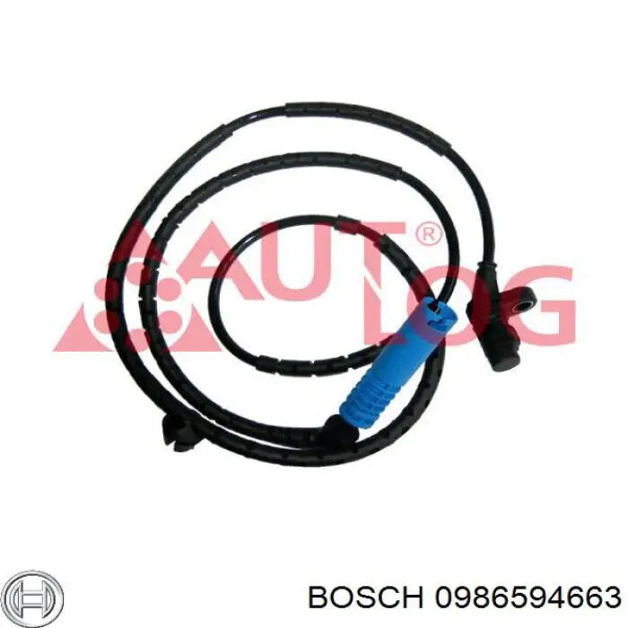 0 986 594 663 Bosch sensor abs trasero