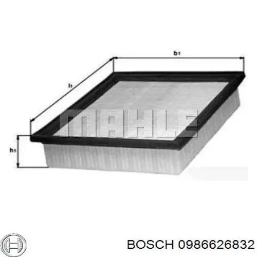 0986626832 Bosch filtro de aire