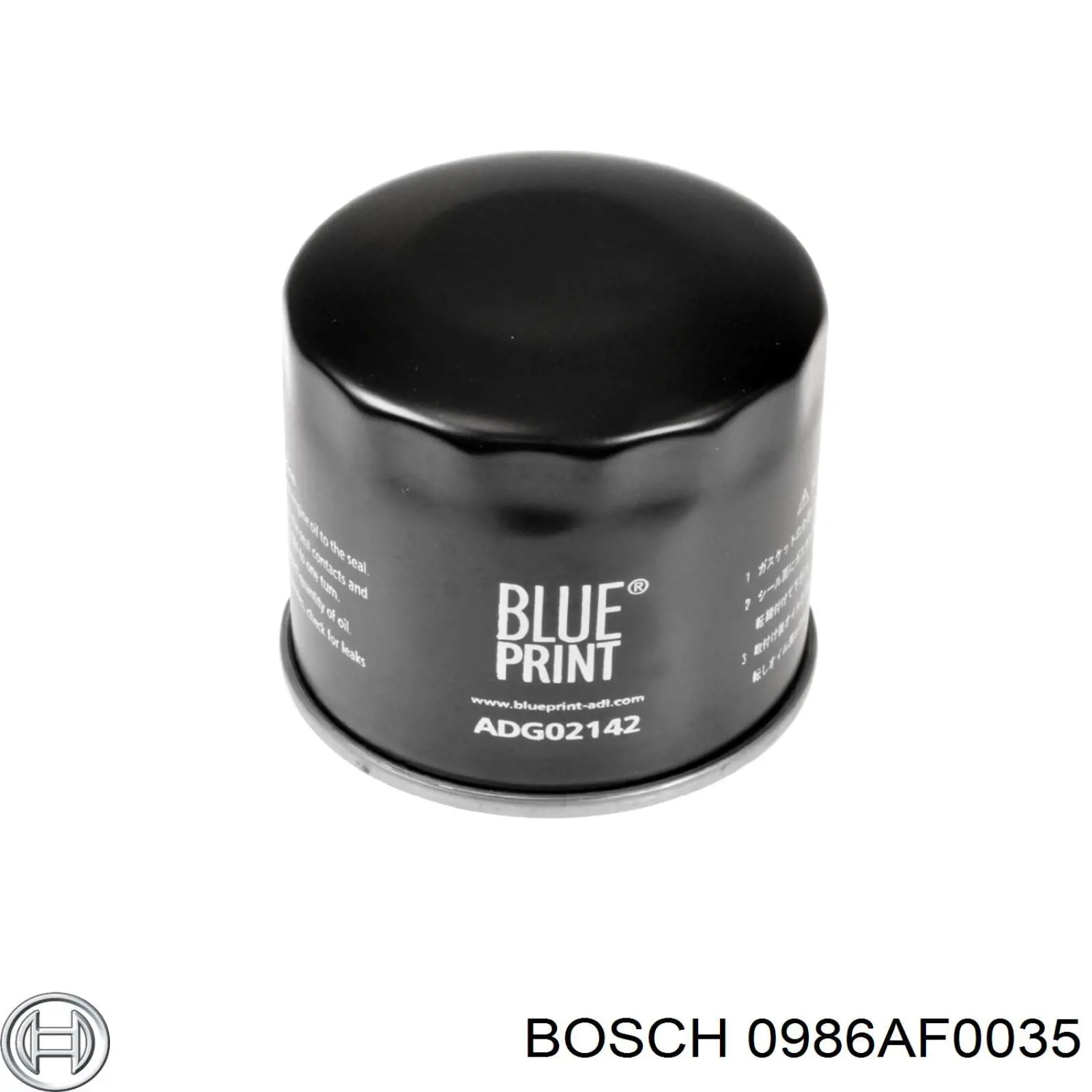 0-986-AF0-035 Bosch filtro de aceite