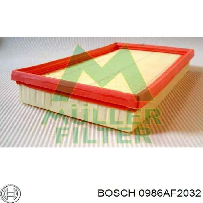 0986AF2032 Bosch filtro de aire