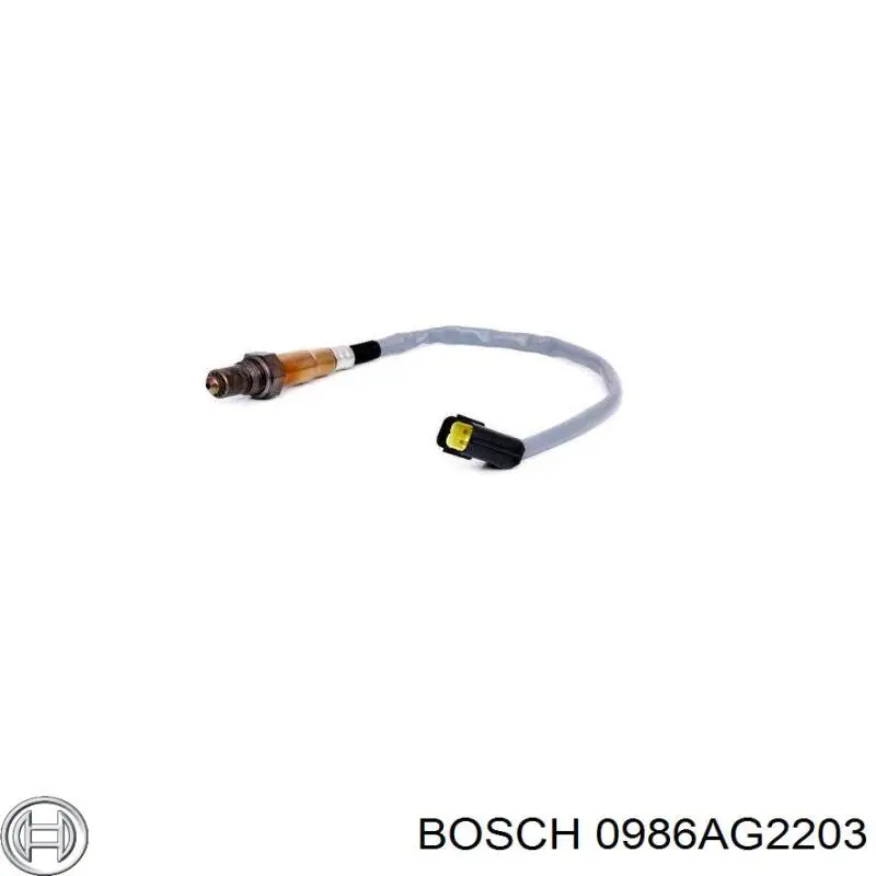 0986AG2203 Bosch Sonda lambda de oxígeno posterior al catalizador