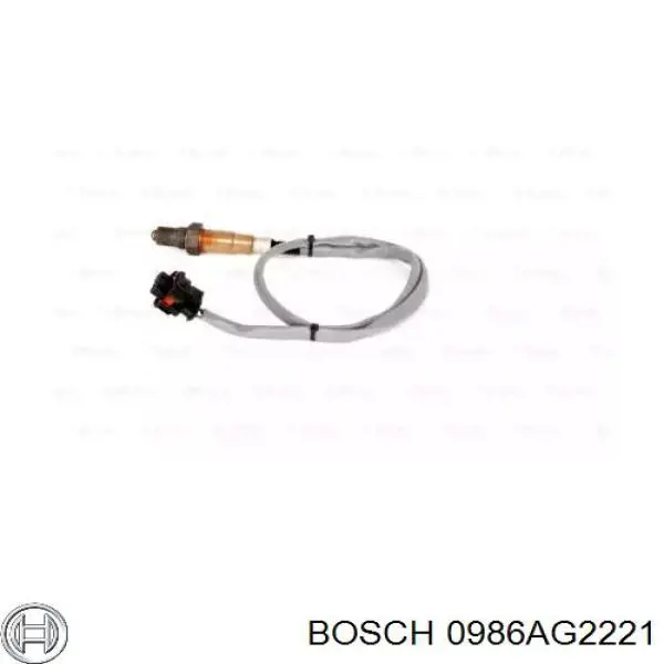 0986AG2221 Bosch sonda lambda sensor de oxigeno para catalizador