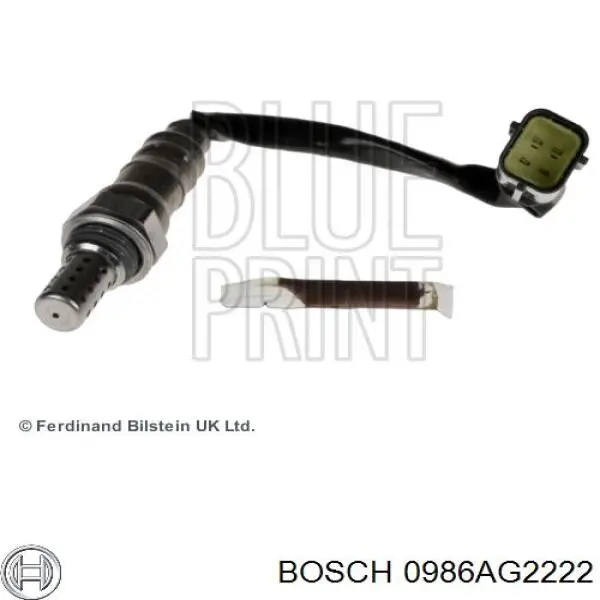 0986AG2222 Bosch sonda lambda sensor de oxigeno para catalizador