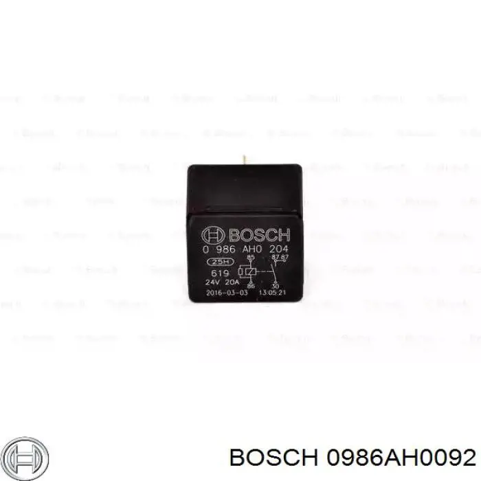 Relé ventilador 0986AH0092 Bosch