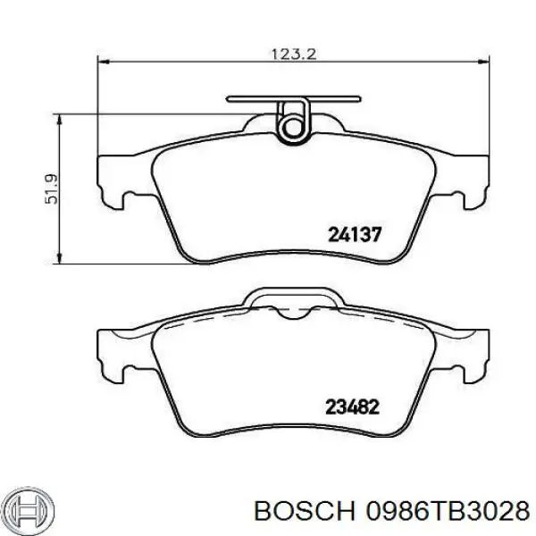 Pastillas de freno traseras Renault Espace 4 JK0