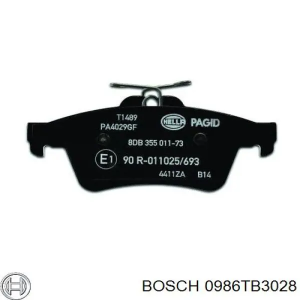 Pastillas de freno traseras Renault Espace 4 JK0