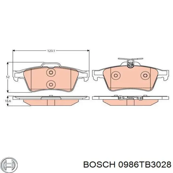 Pastillas de freno traseras Renault Espace 4 JK0