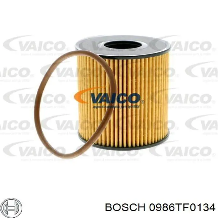 0986TF0134 Bosch filtro de aceite