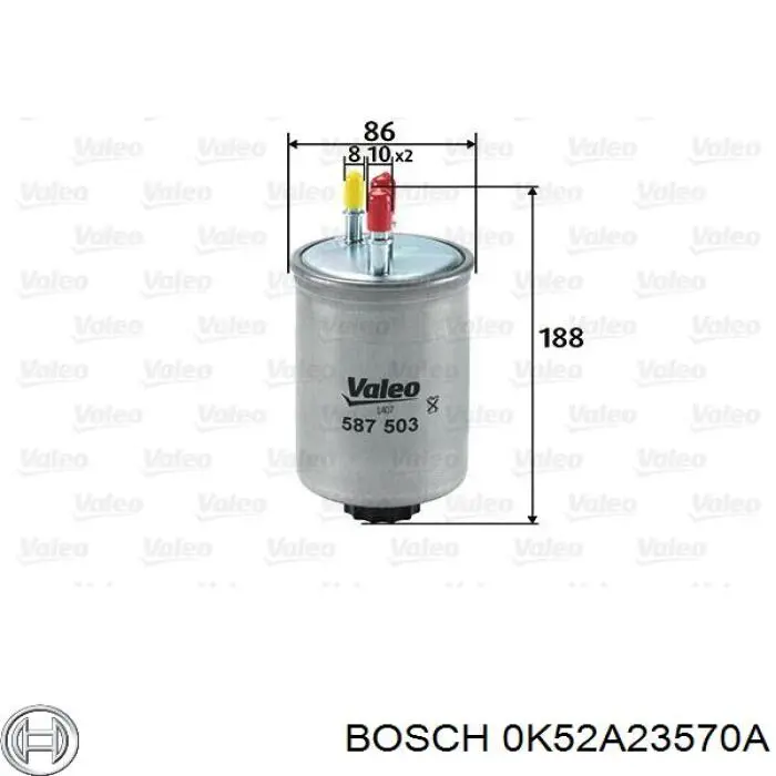 Filtro combustible Jaguar X-type CF1