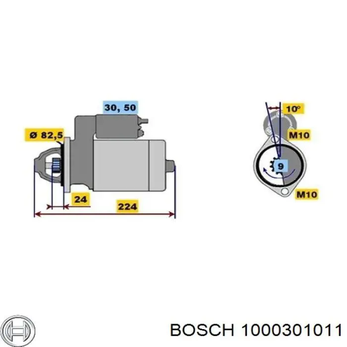 Buje de arranque Bosch 1000301011