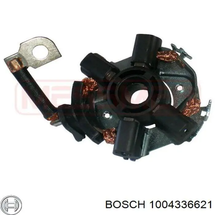 Soporte, escobillas de carbón, motor de arranque Bosch 1004336621