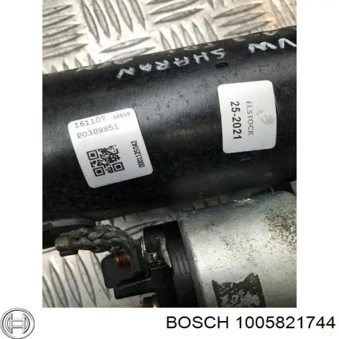 1005821744 Bosch tapa de motor de arranque delantera