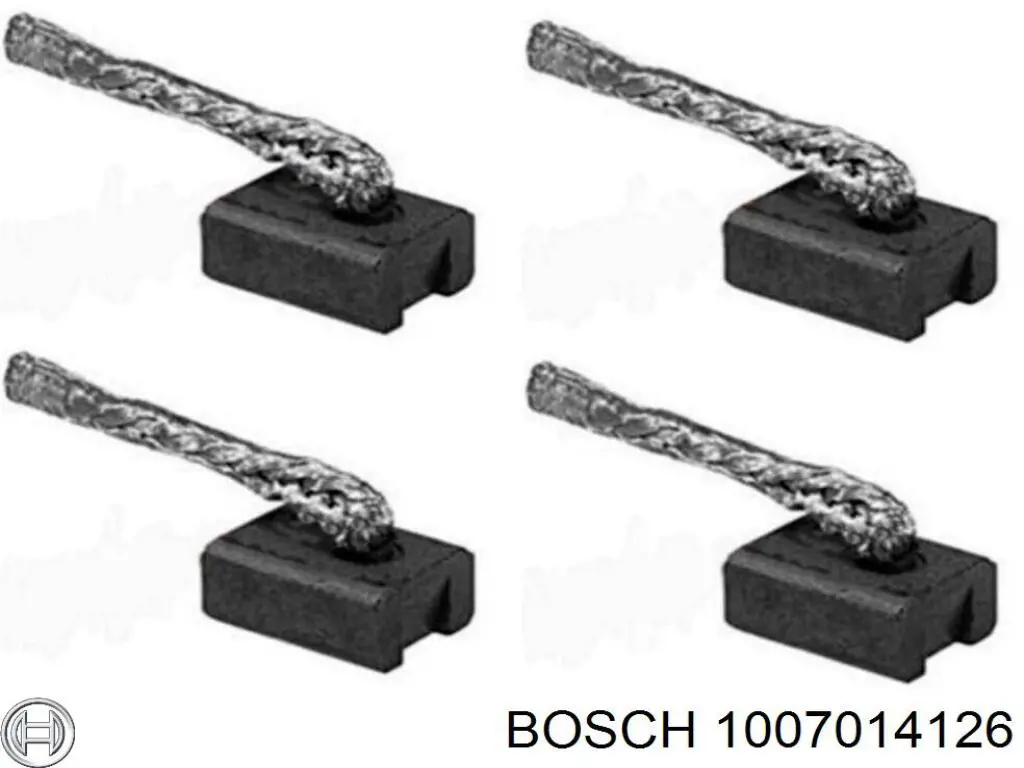 1007014126 Bosch escobilla de carbón, arrancador
