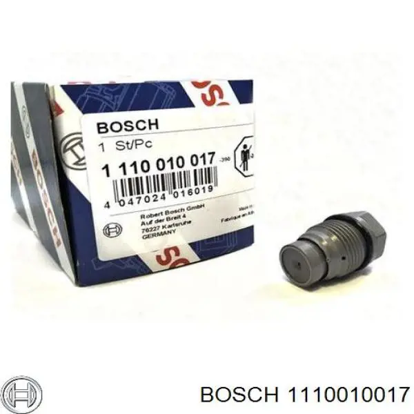 1110010017 Bosch válvula reguladora de presión common-rail-system