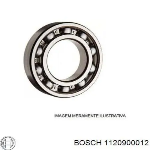 1120900012 Bosch cojinete, alternador