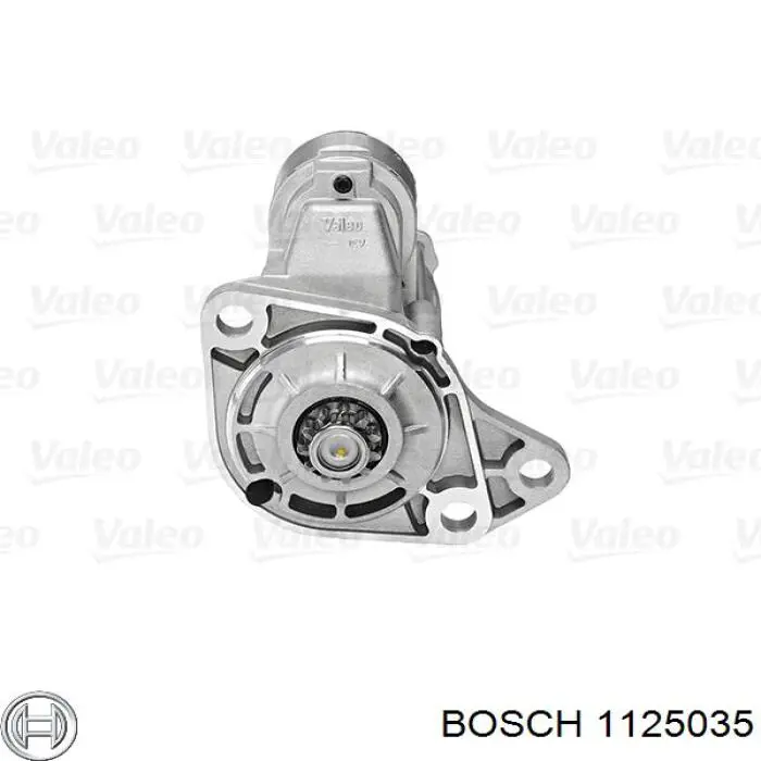 1125035 Bosch motor de arranque
