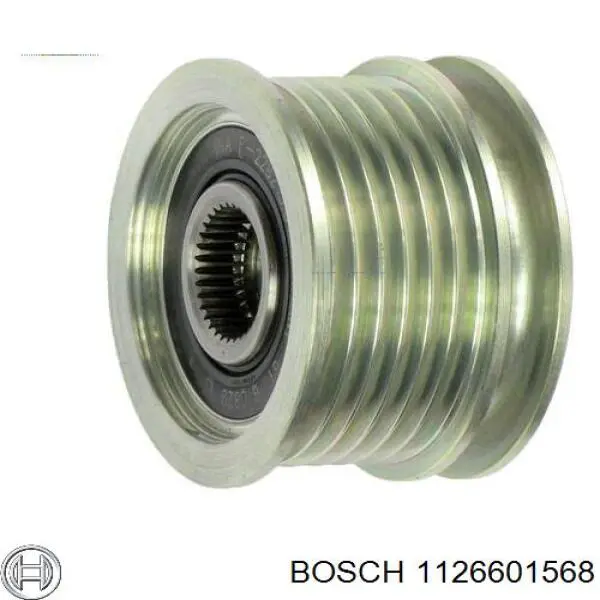 1126601568 Bosch polea del alternador
