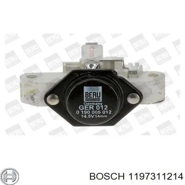 1197311214 Bosch Regulador alternador