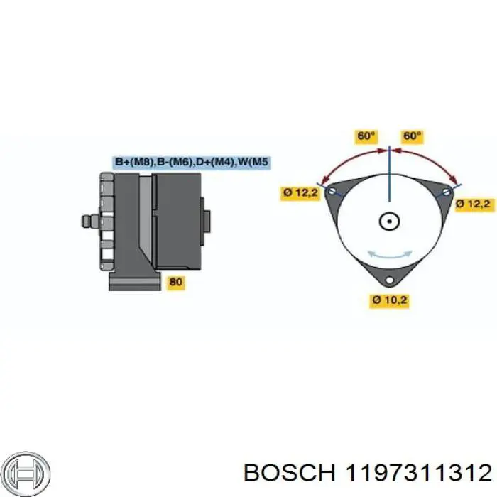 1197311312 Bosch regulador