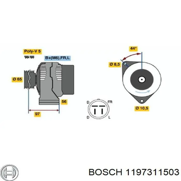 Comprar 31150P45G03 Honda Regulador del alternador