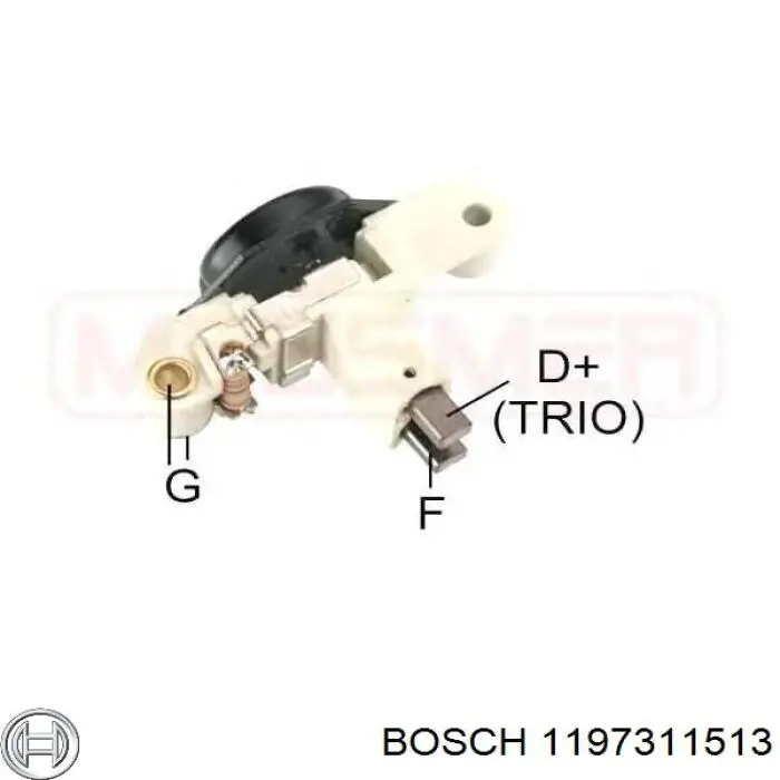 1197311513 Bosch regulador del alternador