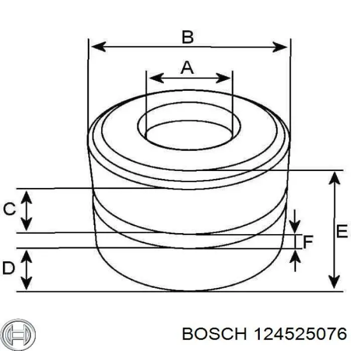 124525076 Bosch alternador