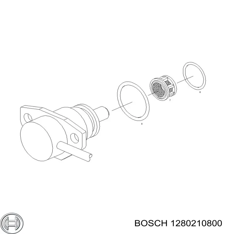 1280210800 Bosch sello de la bomba de combustible
