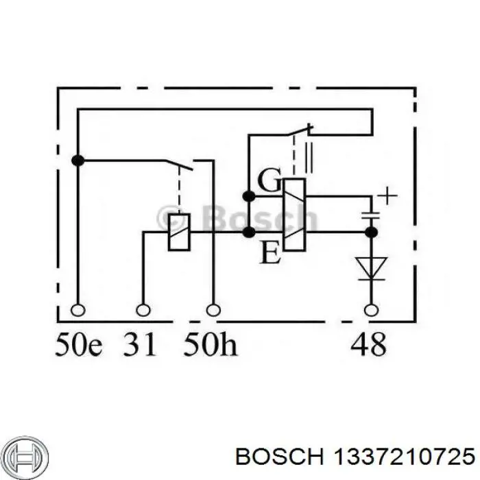 1337210725 Bosch Solenoide arranque