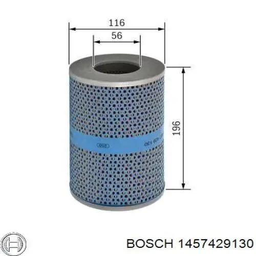 1457429130 Bosch filtro de aceite