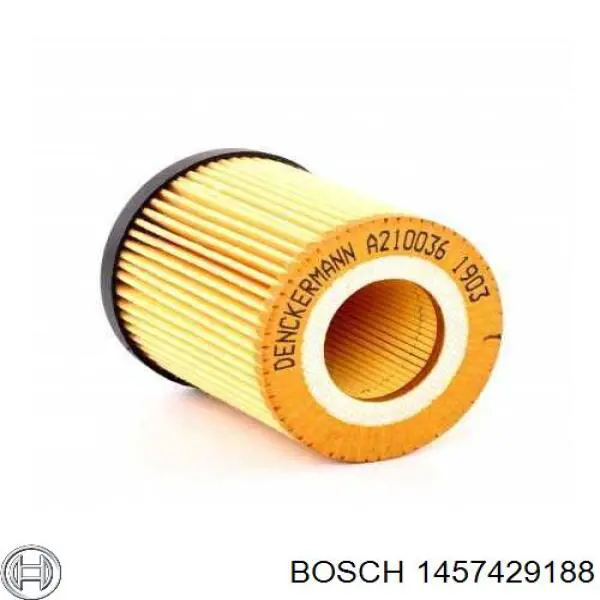 Filtro de aceite 1457429188 Bosch