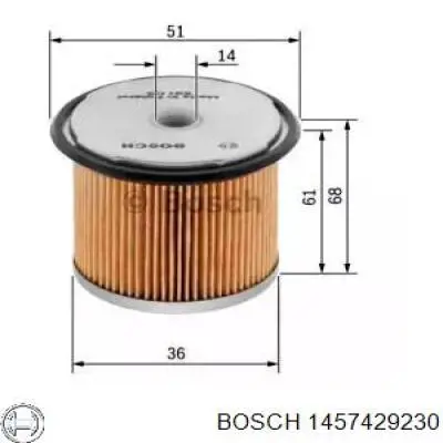 1457429230 Bosch filtro de combustible